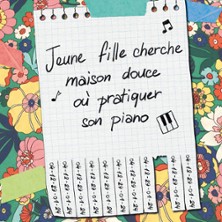 Jeune Fille cherche Maison Douce où pratiquer son Piano - Studio Hébertot, Paris