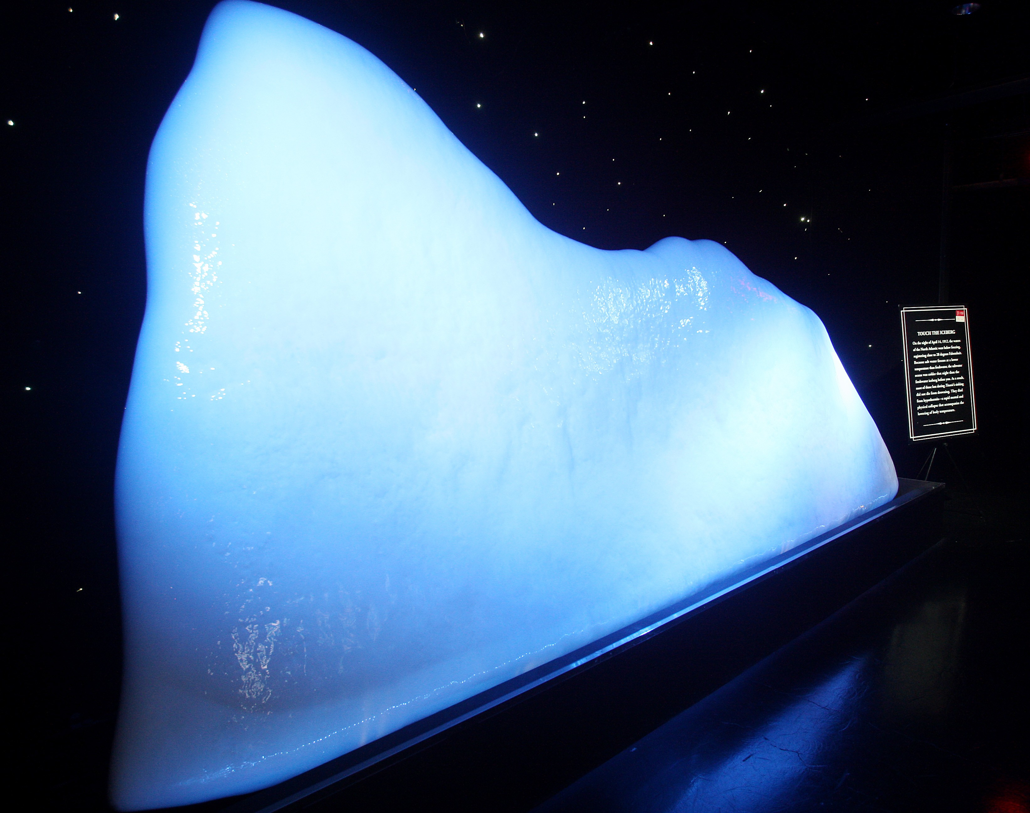 Iceberg - Titanic: L'Exposition