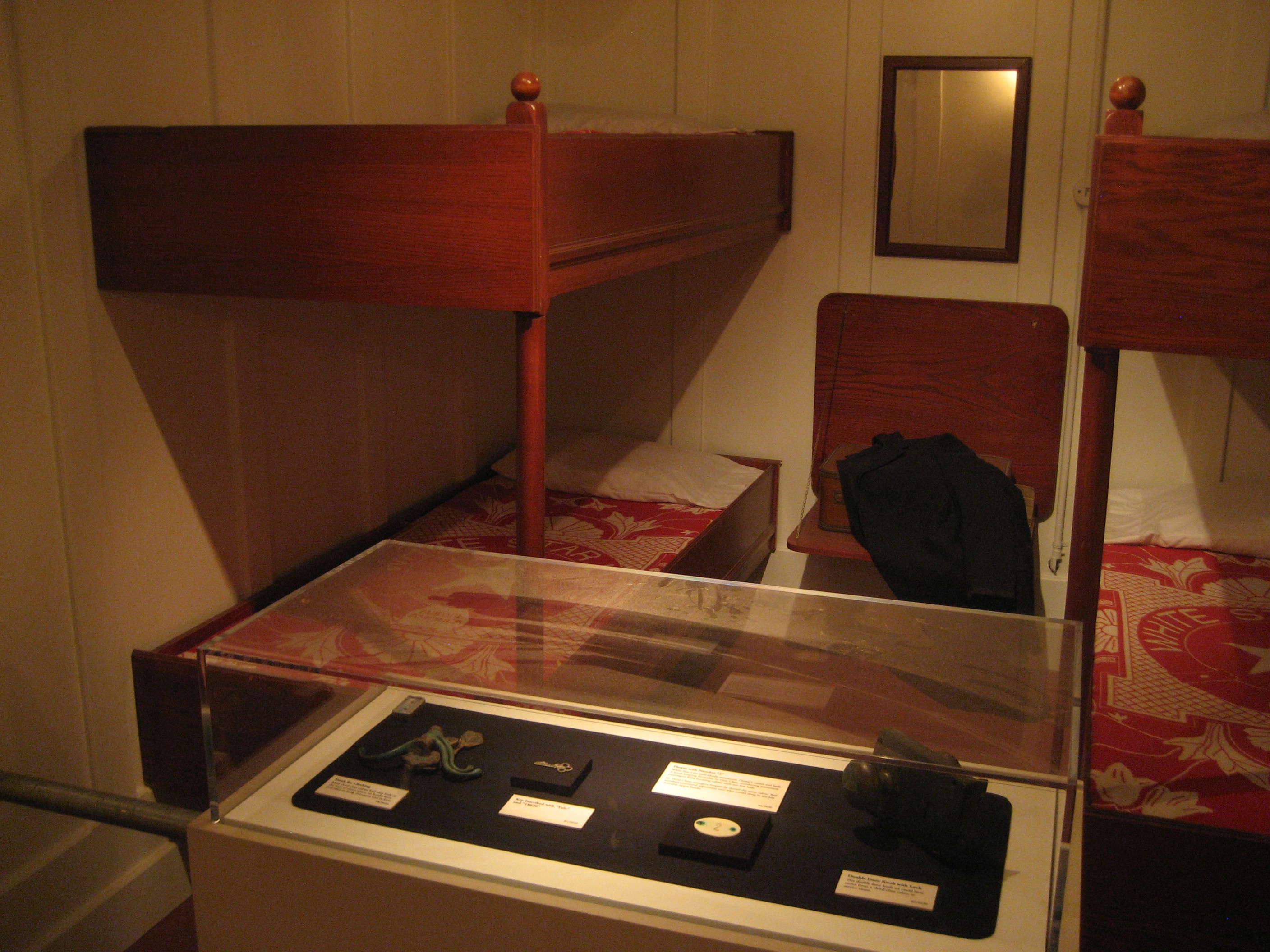 Cabine - Titanic: L'Exposition