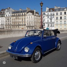 Visite Guidée de 1h30 en Coccinelle Cabriolet dans Paris