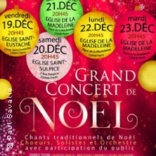 Grand Concert de Chants Traditionnels de No&euml;l